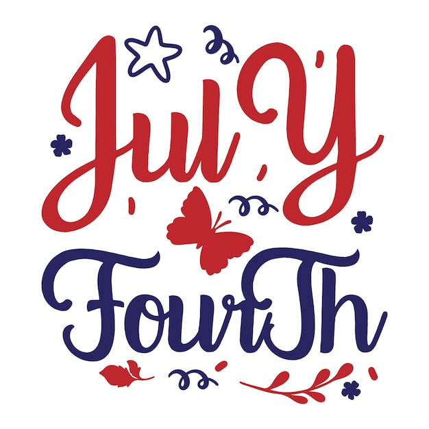 Vector 4th of july svg design