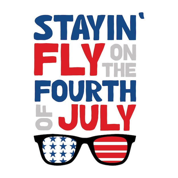 Vector 4th of july t shirt design