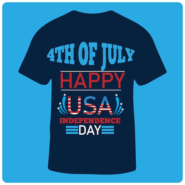 Vector 4th july t shirt design