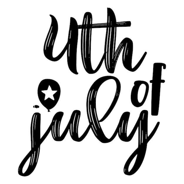 Vector 4th of july t-shirt desiign