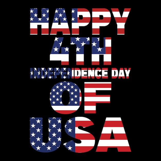 Vector 4th of july t shirt