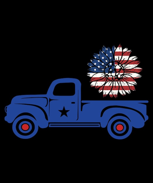 Vector 4th july tshirt design