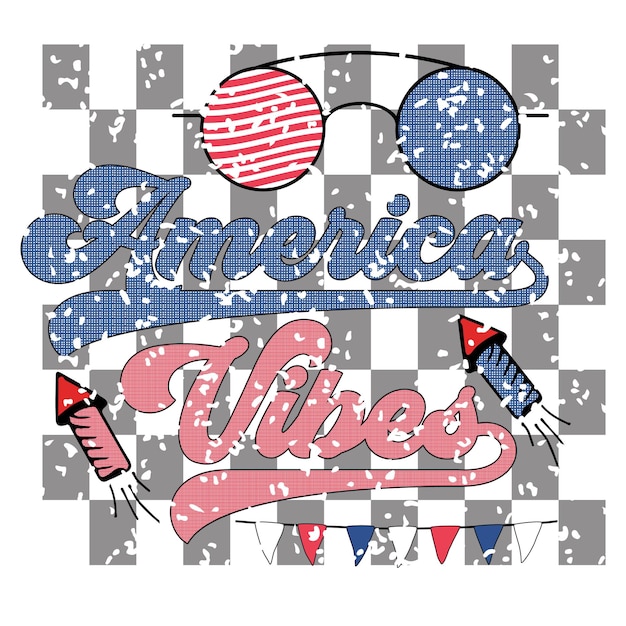 4th of july Vector Design