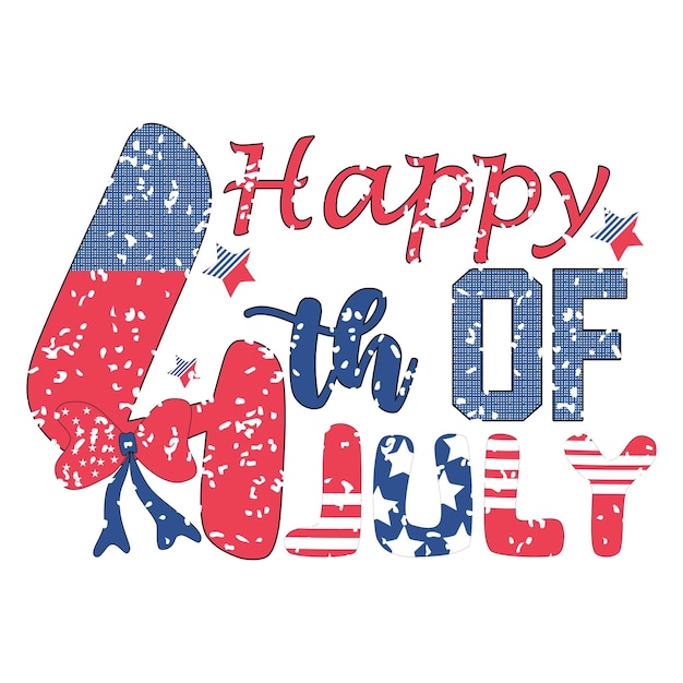 4th of july vector design