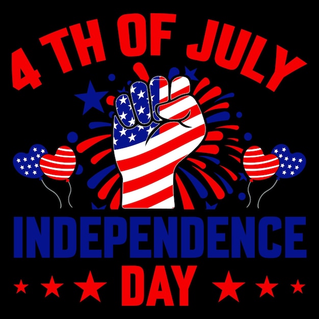 4th of July vector design