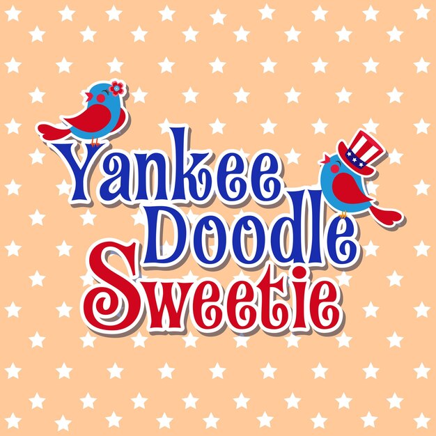 7월 4일 Yankee Doodle Sweetie