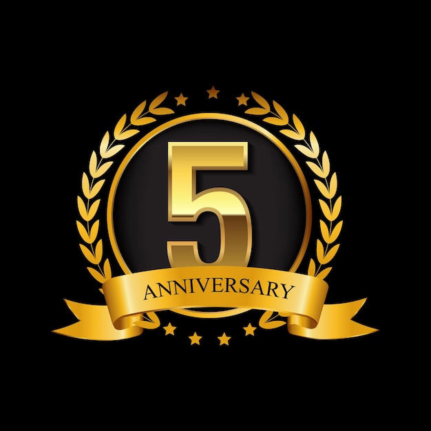 Vector 5 anniversary logo