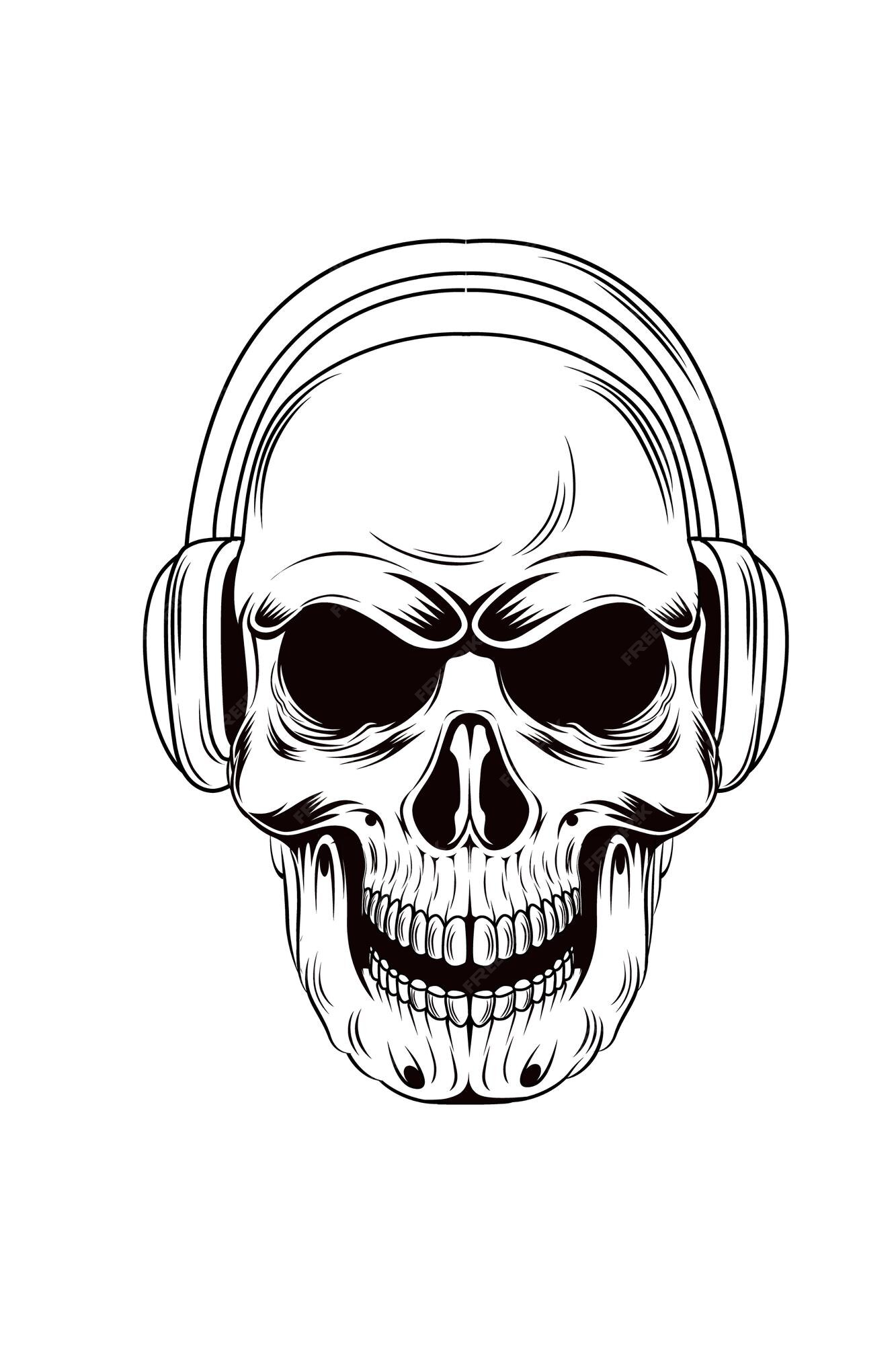 Premium Vector | 5. classic vintage skull vector