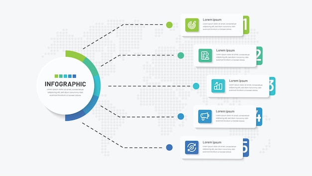 5 stappen creatief infographic ontwerp