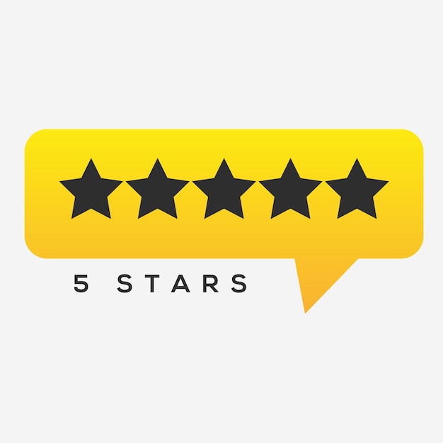 5 Star Rating Sign