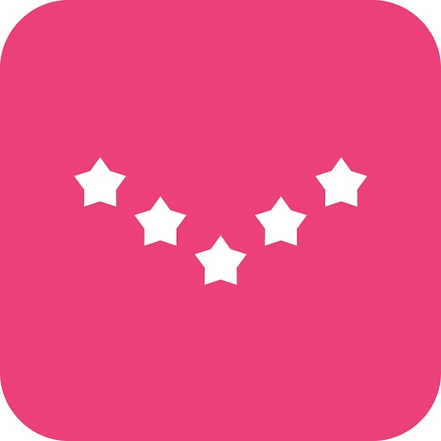 Vector 5 stars icon vector image can be used for customer feedback