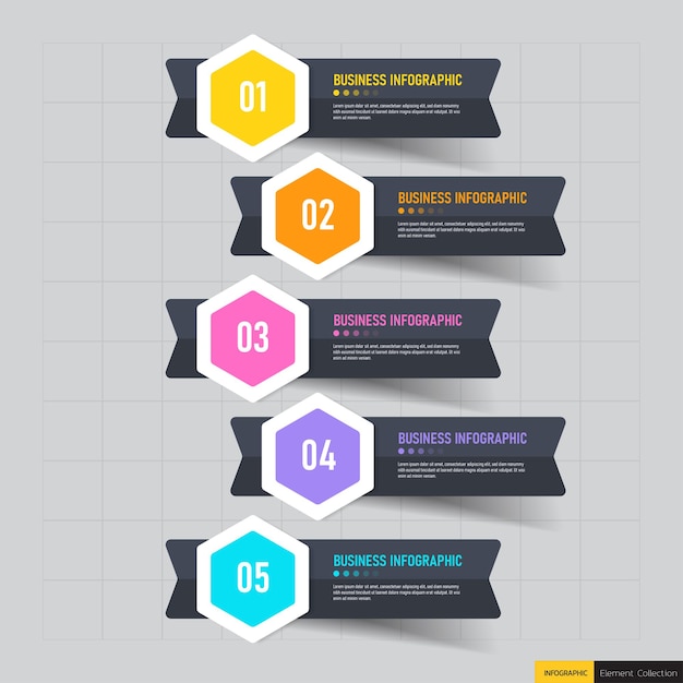 Infografica aziendale in 5 passaggi