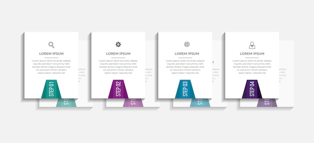 5 Steps  marketing information template design