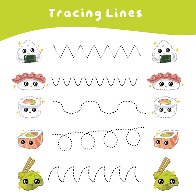 Vector 5 tracing lines
