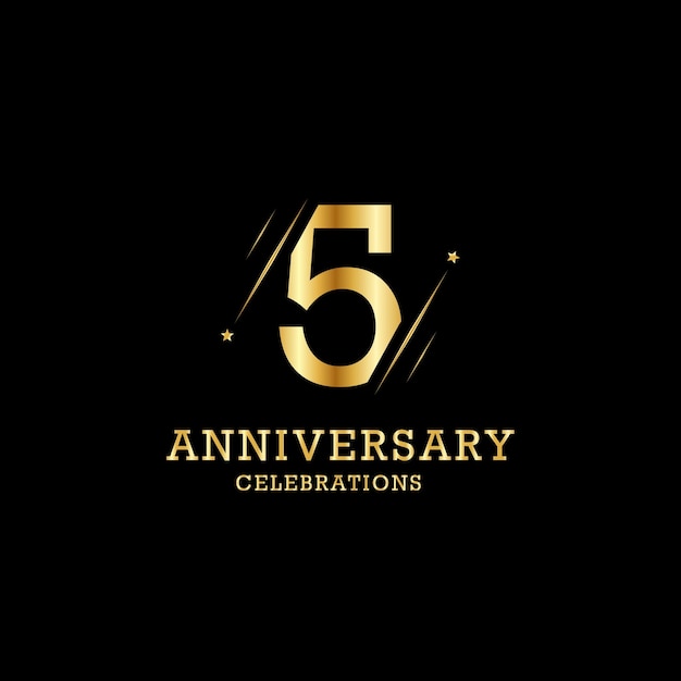 골드 라인과 별과 함께하는 5주년