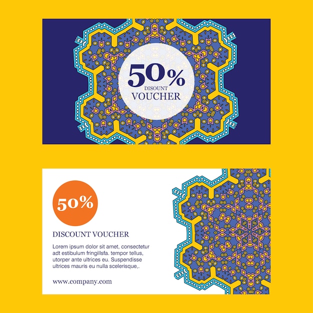 50% descount brochure design