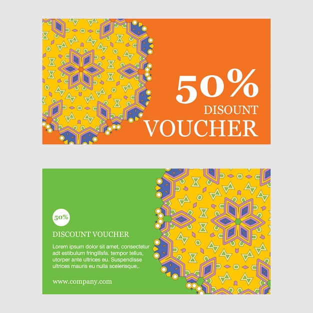 50% descount brochure design