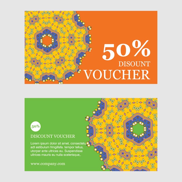 50% descount brochure design