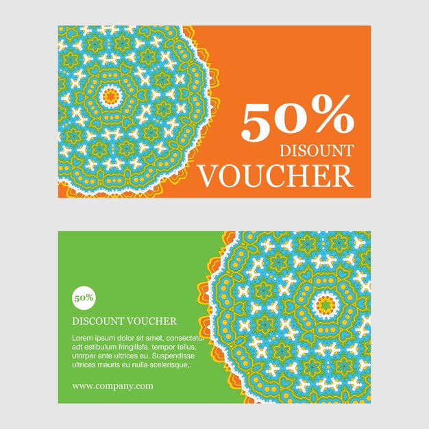 50% descount brochure design