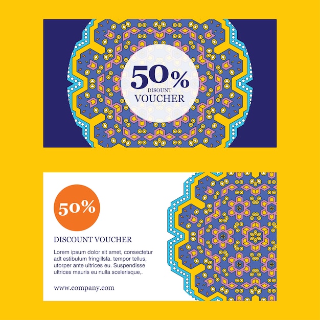 50% descount brochure design