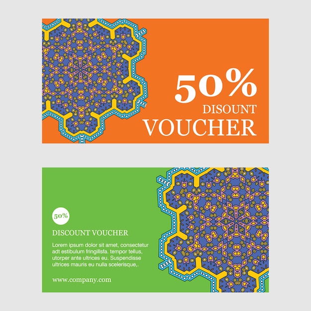 50% descount brochure design