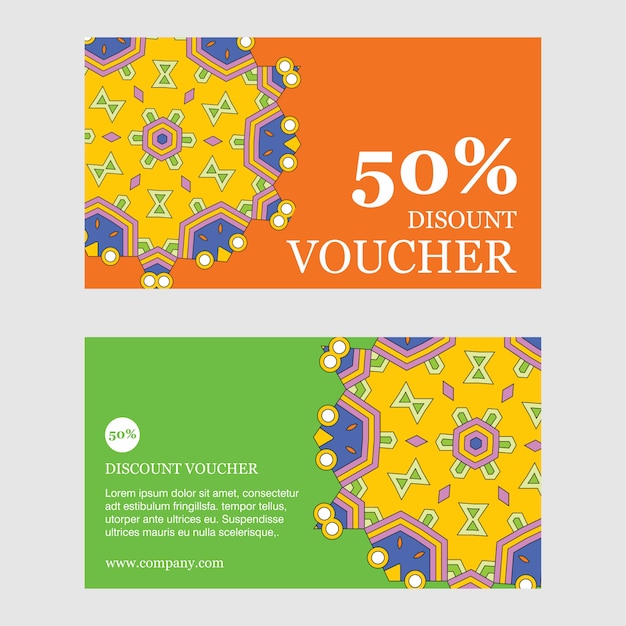 50% descount brochure design