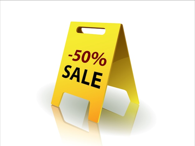 Vector 50 percent sale