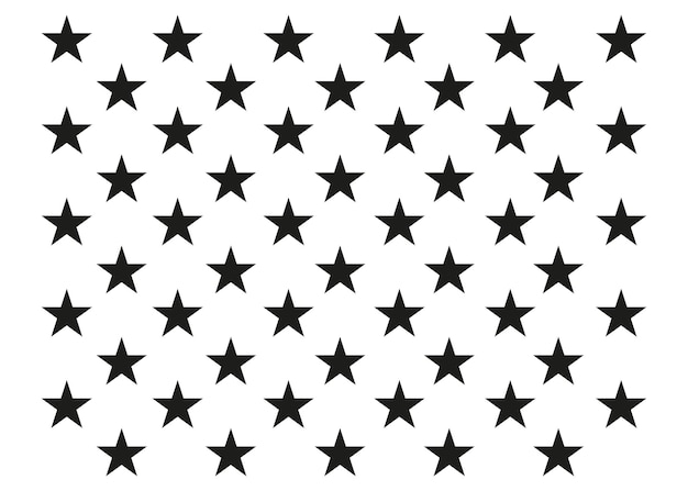 50 stars of USA flag vector on white background American symbol isolated on white background