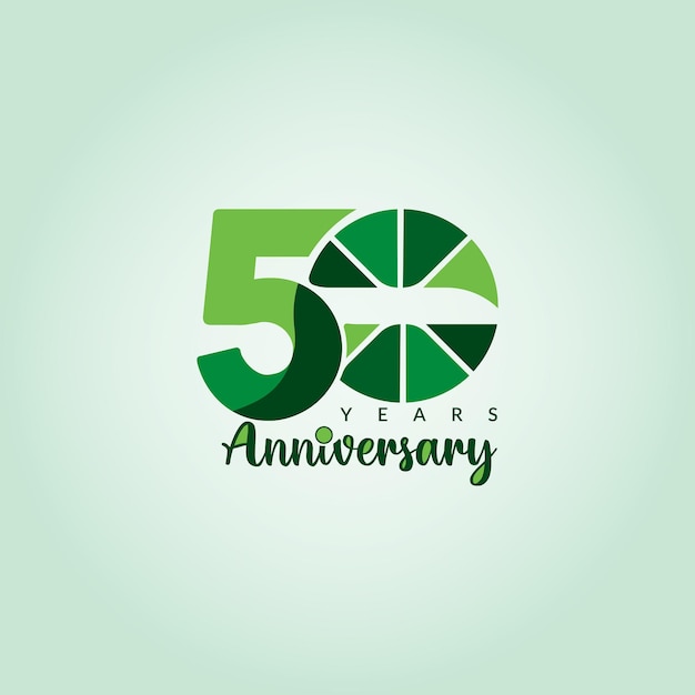 Premium Vector | 50 years celebration logo templet design