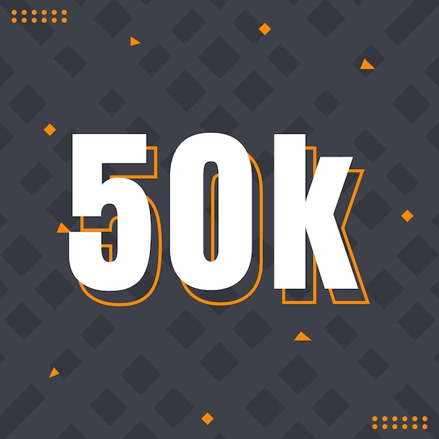 50k followers of social media