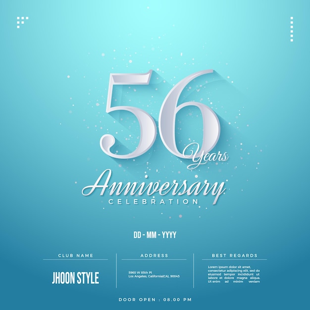 とても美しいコンセプトの56周年