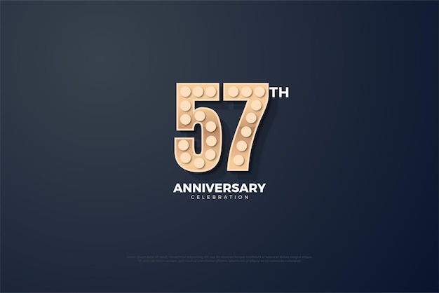 숫자의 질감이 다른 57주년