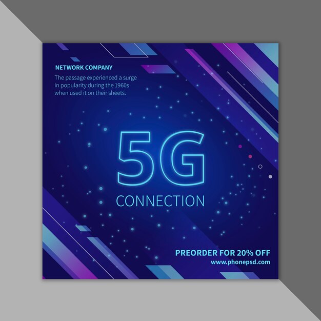 5g flyer-sjabloon