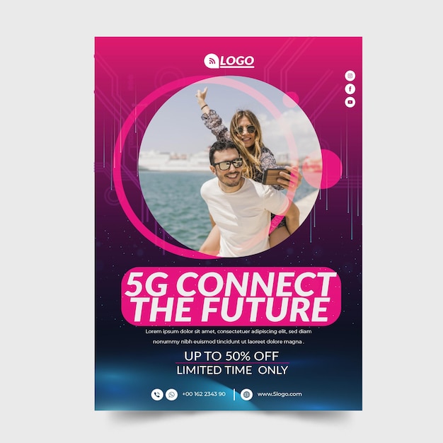 5g flyer v concetto