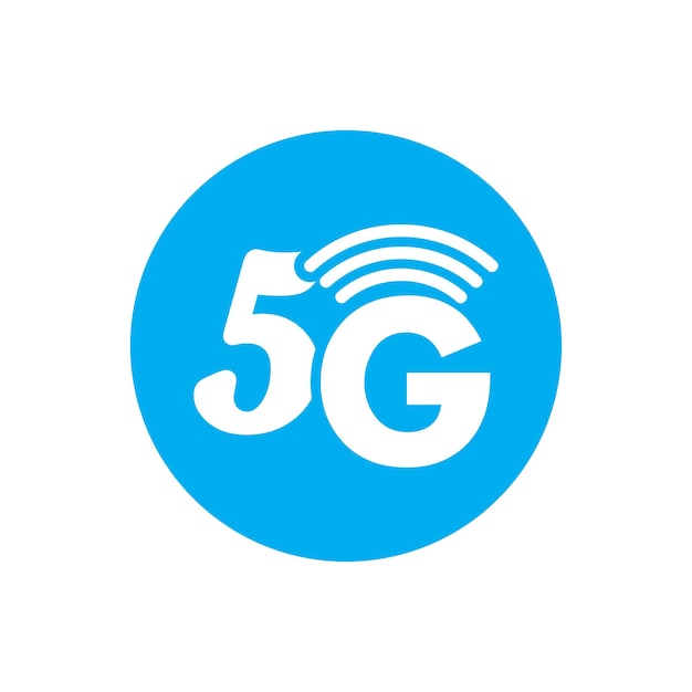 5 g アイコン テンプレート ベクトルのロゴの図