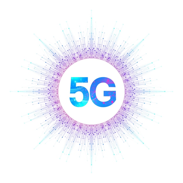 Illustrazione dei sistemi wireless di rete 5g