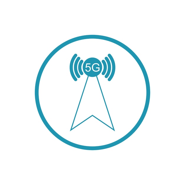 5g pictogram sjabloon vector logo afbeelding