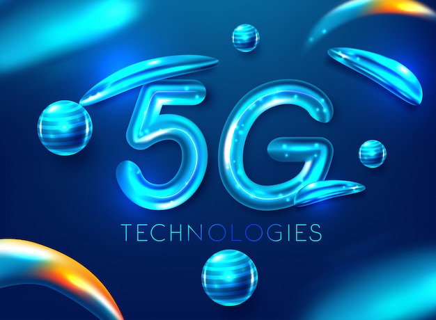 5g standard della moderna tecnologia di trasmissione del segnale