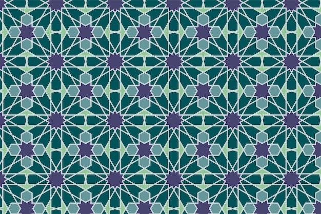 6-fold seamless Islamic pattern