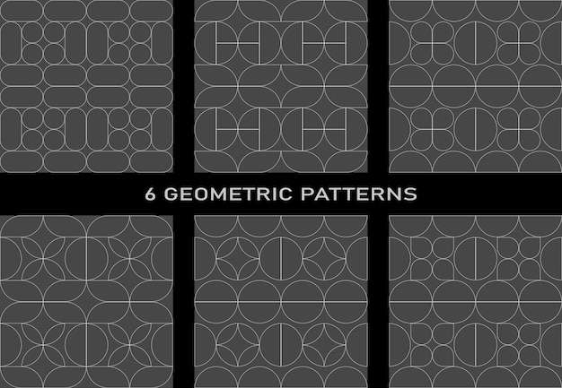 6 геометрических узоров 3