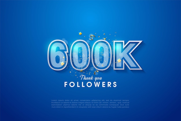 600k follower con due confini numerici