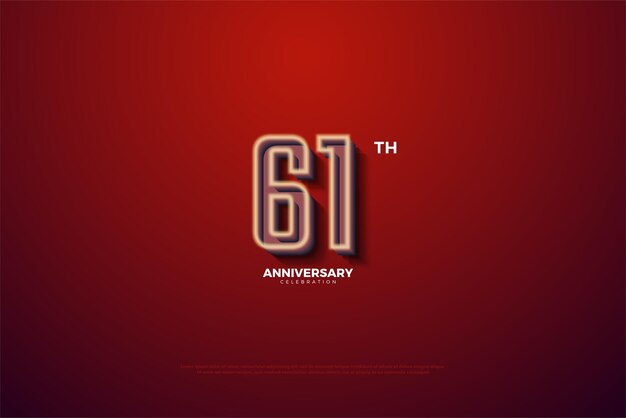 61st anniversary with a sharp color concept.