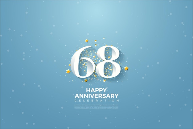 68 лет с классическими белыми номерами.
