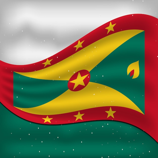 7 february grenada independence day flag design