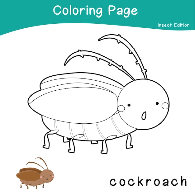 7 Insect Coloring Page