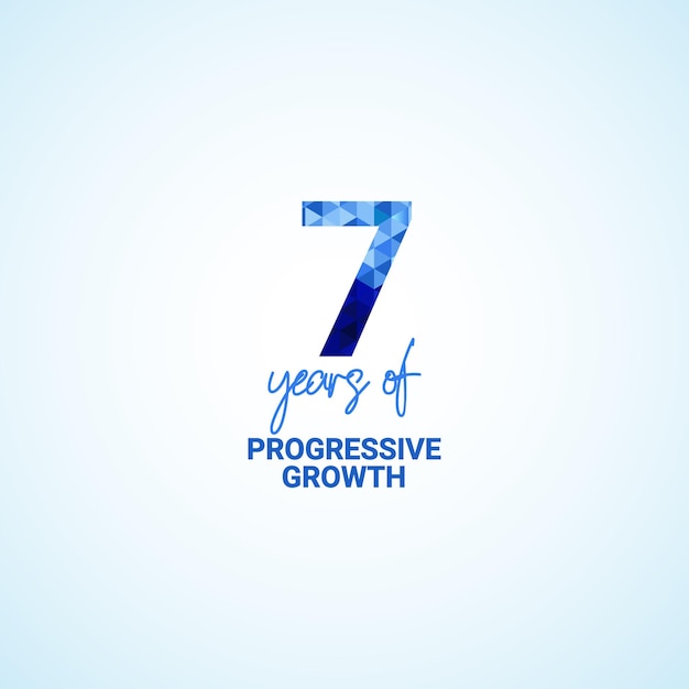 7 jaar progressieve groei