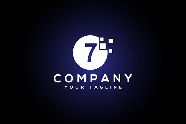 7 Number Logo