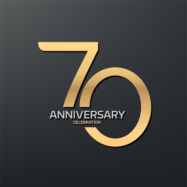 70주년 기념 로고 디자인