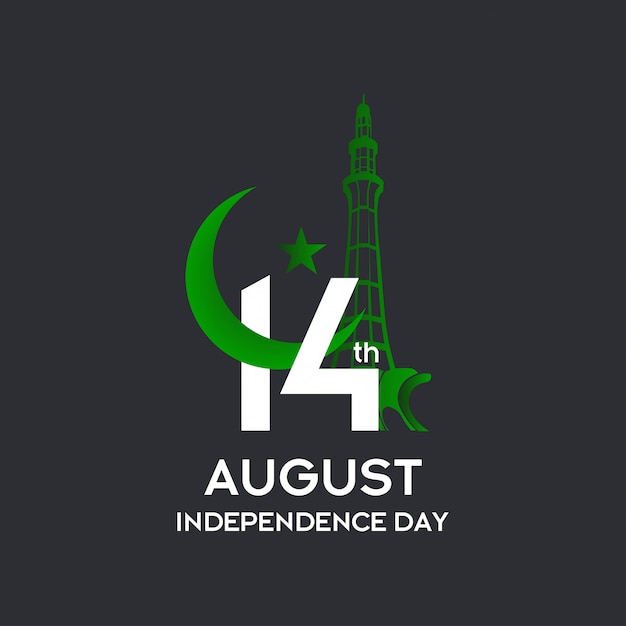 Vector 73rd pakistan independence day