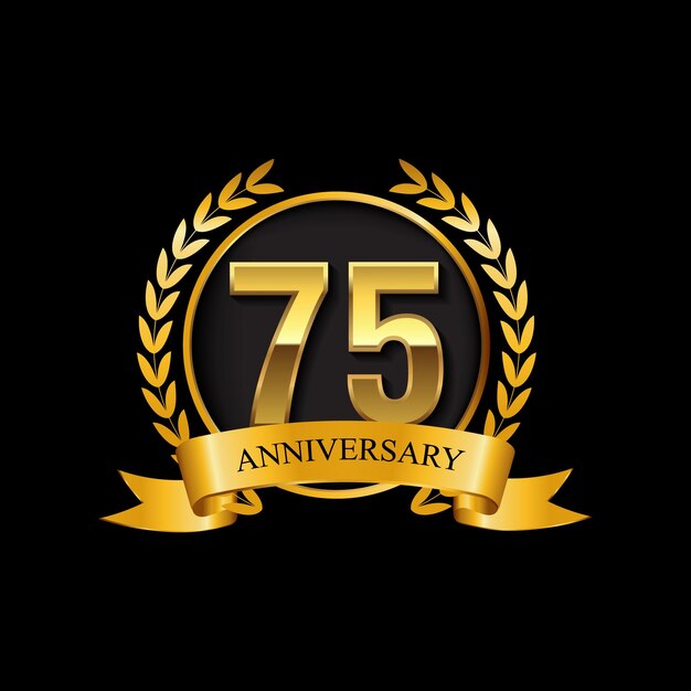 Vector 75 anniversary logo